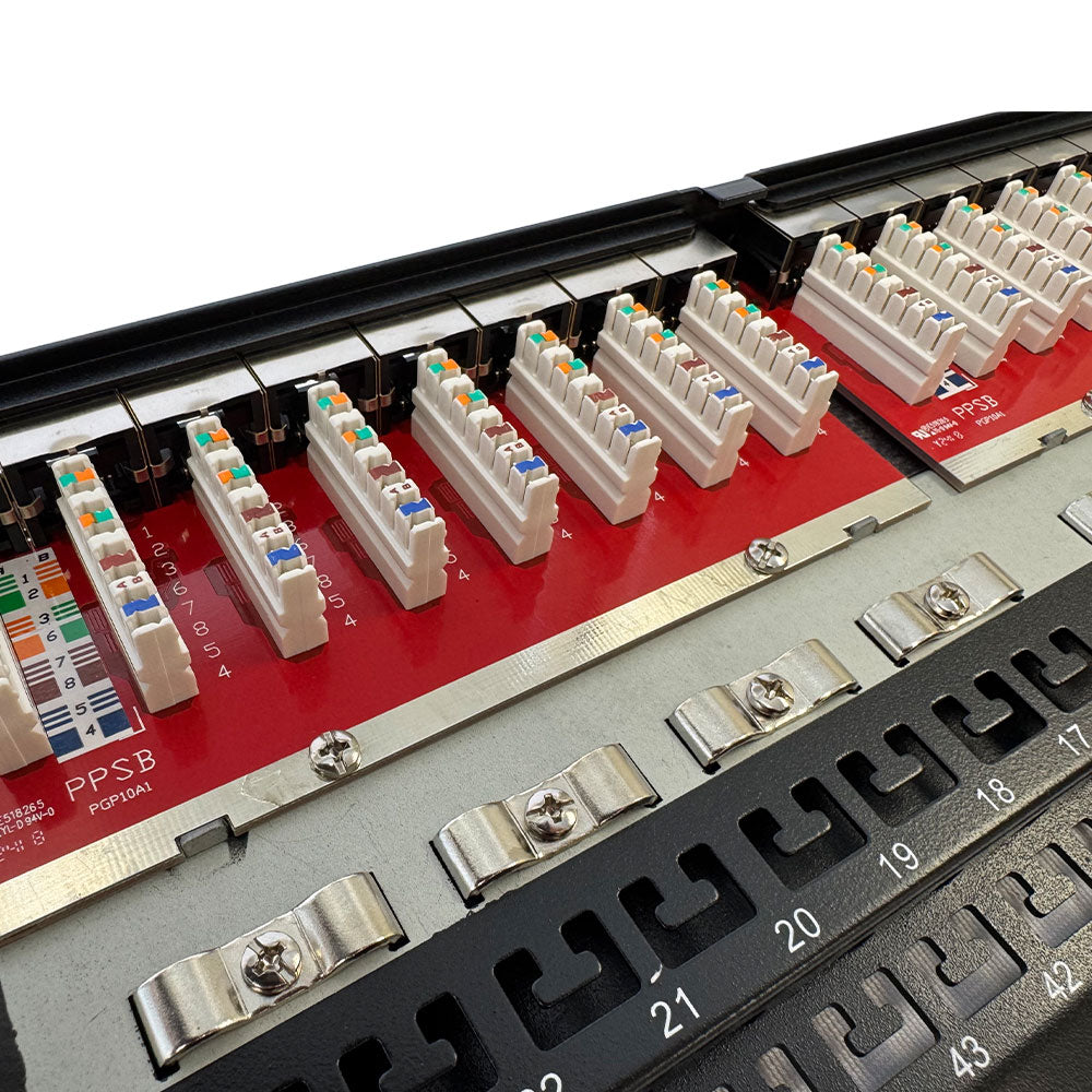48-Port CAT6A Shielded Patch Panel, 19" Rackmount 1U – Generic – CAT6A Patch Panels (photo 5)