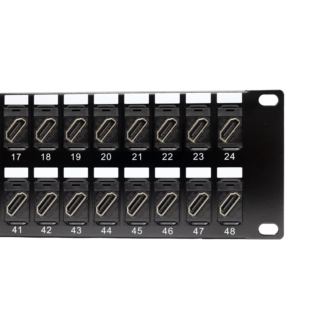 48-Port HDMI patch panel, 19 inch rackmount 2U – Generic – Audio/Video Patch Panels (photo 2)