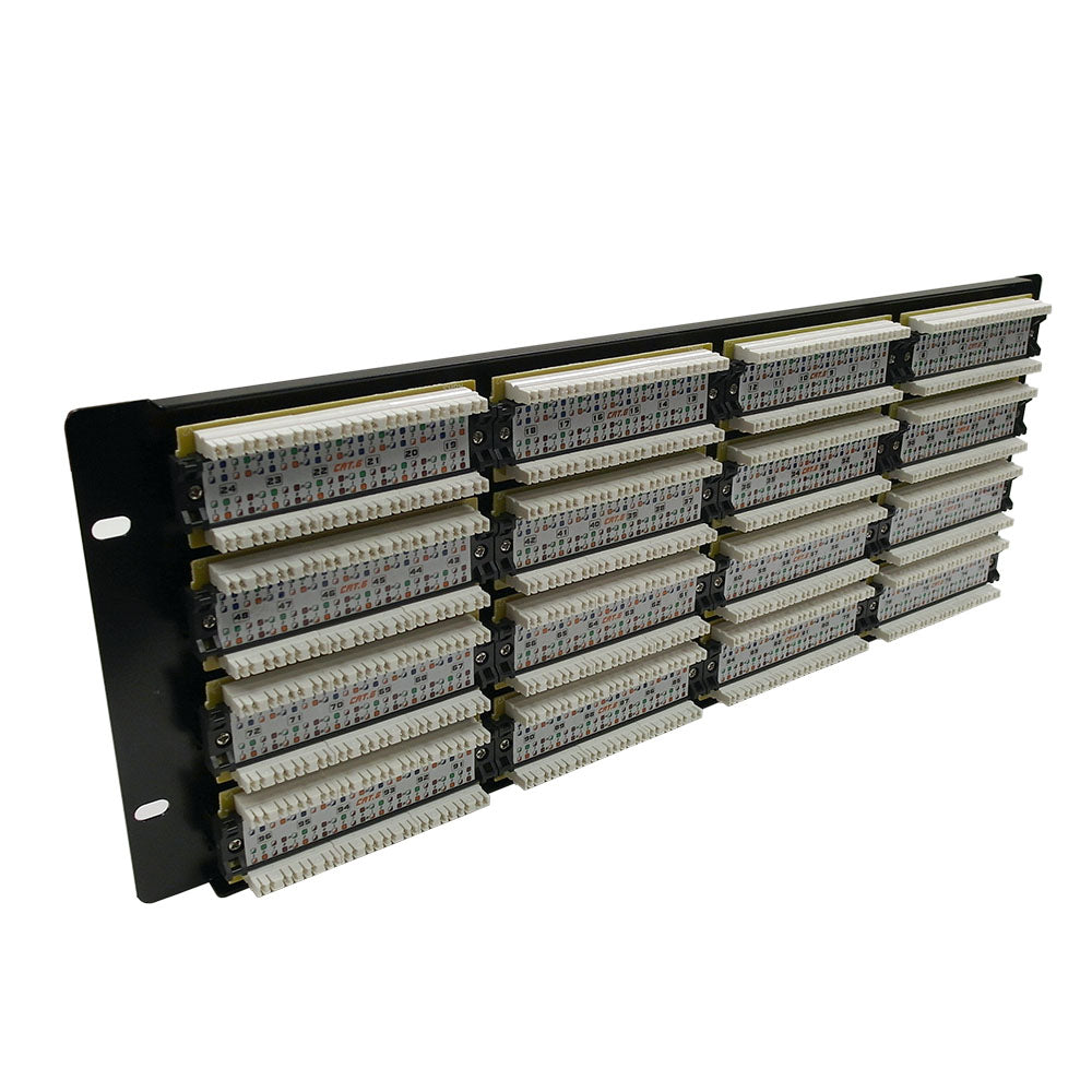 96-Port CAT6 Patch Panel, 19" Rackmount 4U - 110 Punch-Down – Generic – CAT6 Patch Panels (photo 2)