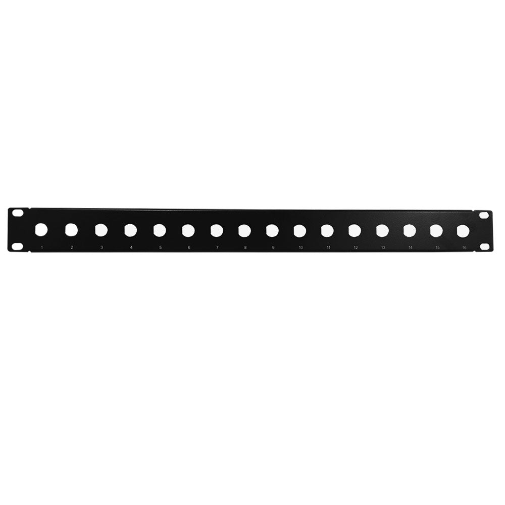 16-port BNC patch panel, 19 inch rackmount 1U - Unloaded – Generic – Unloaded Patch Panels