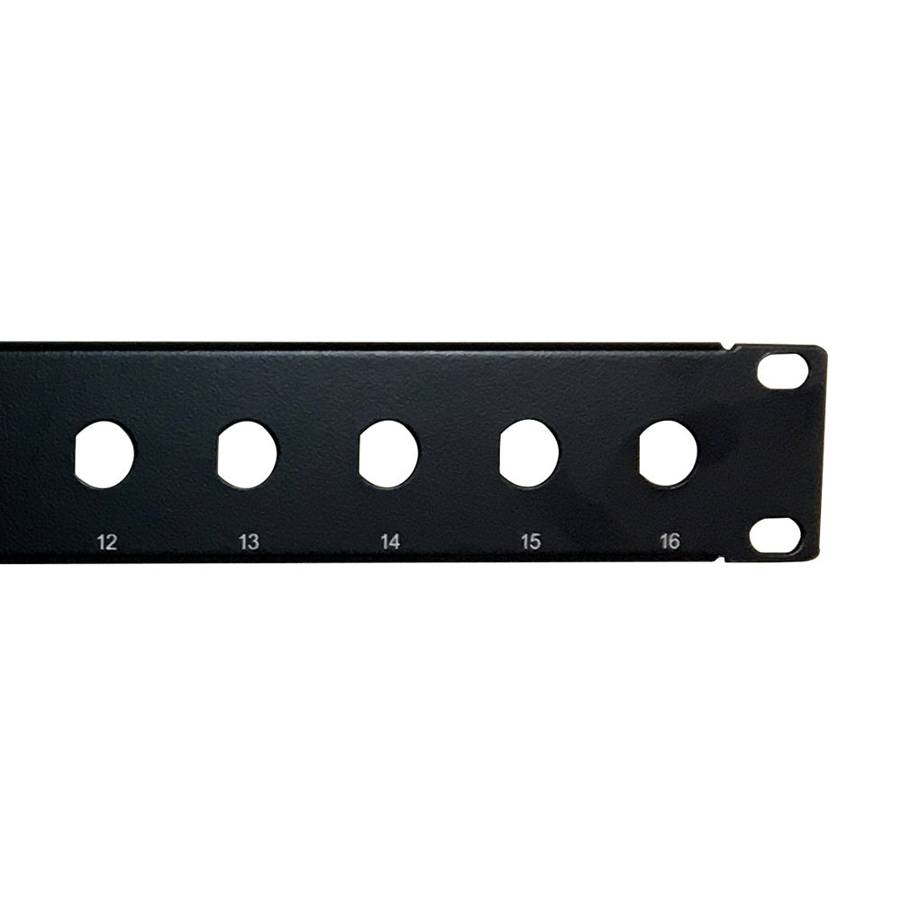 16-port BNC patch panel, 19 inch rackmount 1U - Unloaded – Generic – Unloaded Patch Panels (photo 2)
