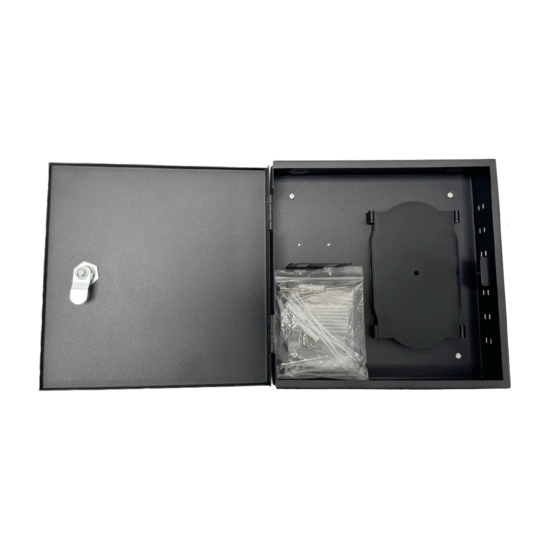 Indoor Wall Mounted Fiber Optic Distribution Box (8 Couplers Maximum) - Black – Generic – Fiber Optic Wall Boxes & Enclosures (photo 3)