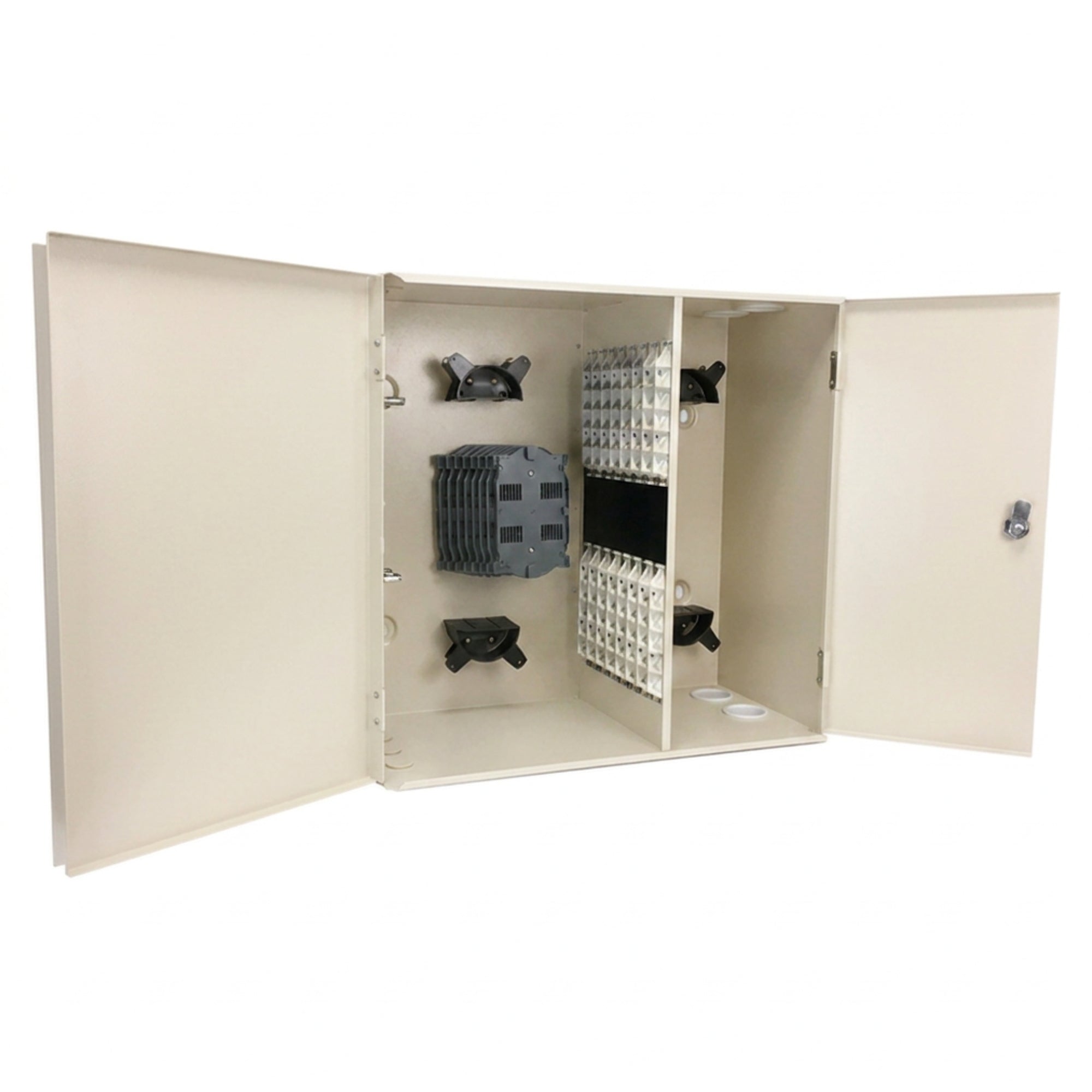Indoor Wall Mounted Fiber Optic Distribution Box (96 Couplers Maximum) – Generic – Fiber Optic Wall Boxes & Enclosures (photo 5)