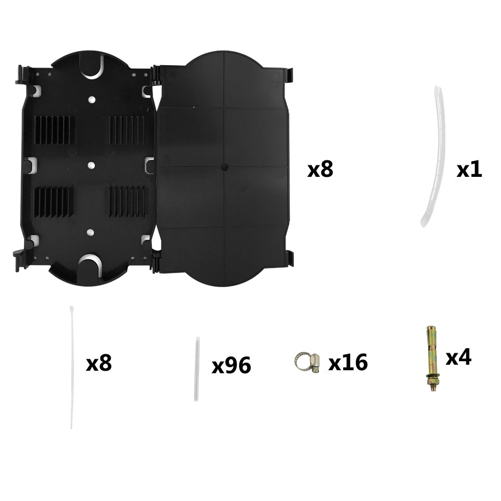 Indoor Wall Mounted Fiber Optic Distribution Box (96 Couplers Maximum) – Generic – Fiber Optic Wall Boxes & Enclosures (photo 3)