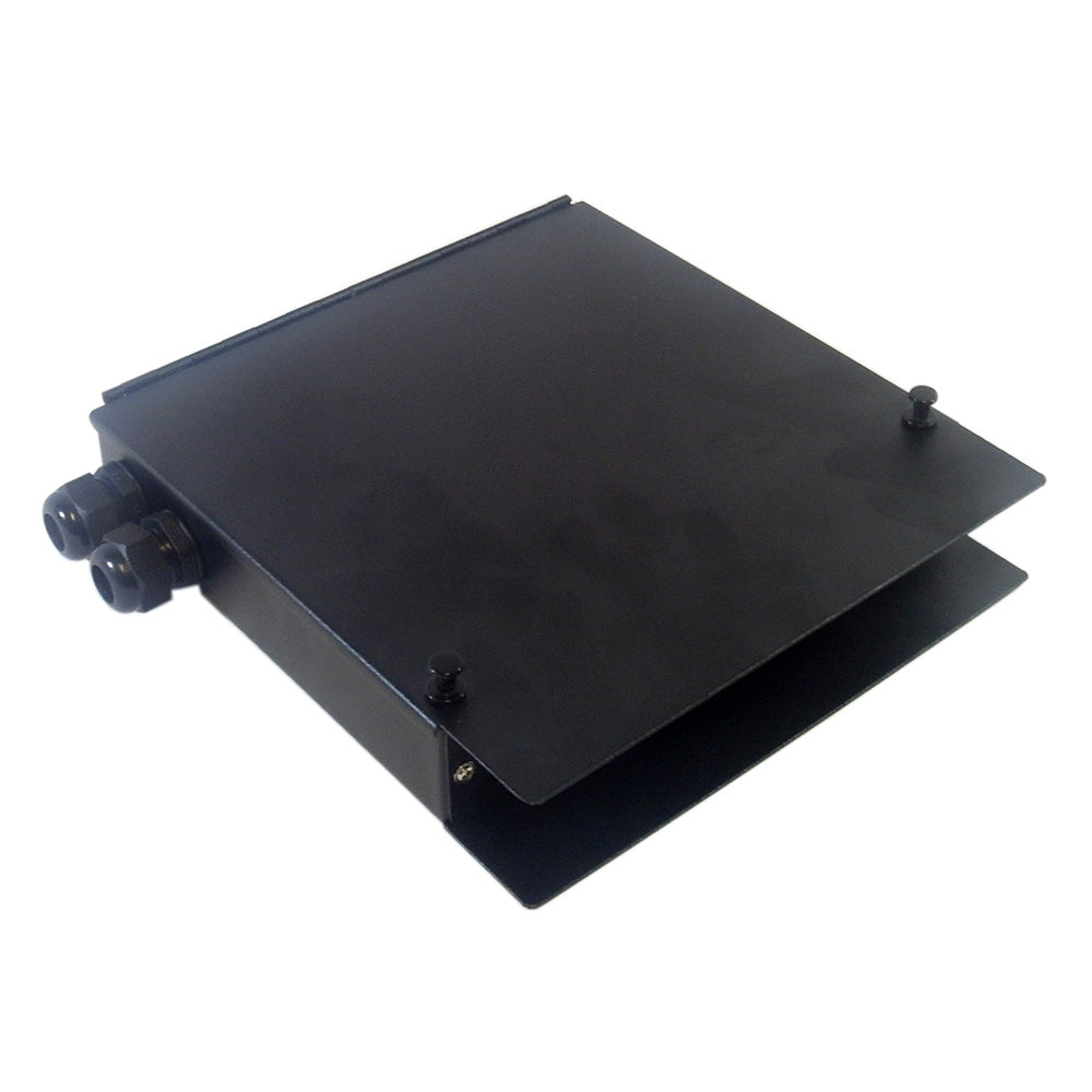 Indoor 16-Port Metal Fiber Optic Wall Mount Terminal Box - Black – Generic