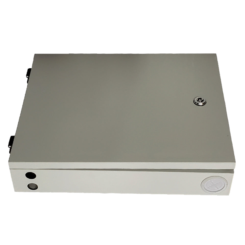 Outdoor Wall Mounted Fiber Optic Distribution Box - Grey – Generic – Fiber Optic Wall Boxes & Enclosures (photo 4)