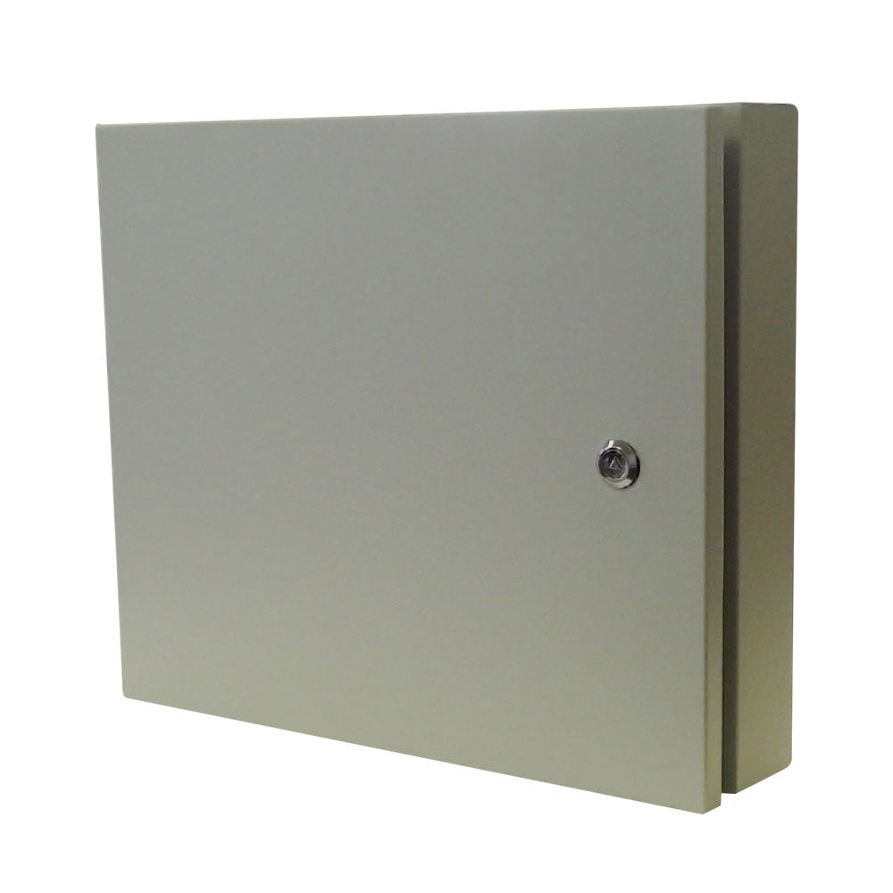 Outdoor Wall Mounted Fiber Optic Distribution Box - Grey – Generic – Fiber Optic Wall Boxes & Enclosures
