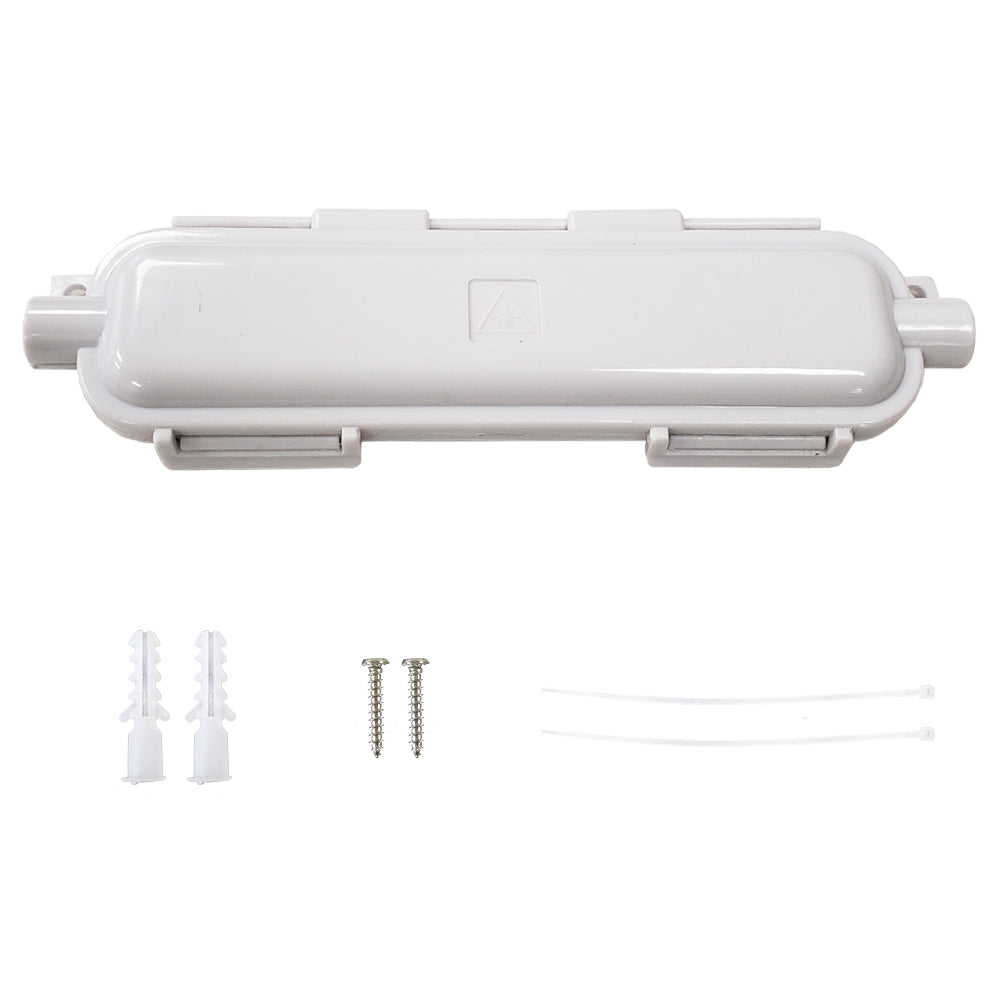 Outdoor 1-port Plastic Fiber Terminal Box - IP65 - White – Generic – Fiber Optic Wall Boxes & Enclosures (photo 3)