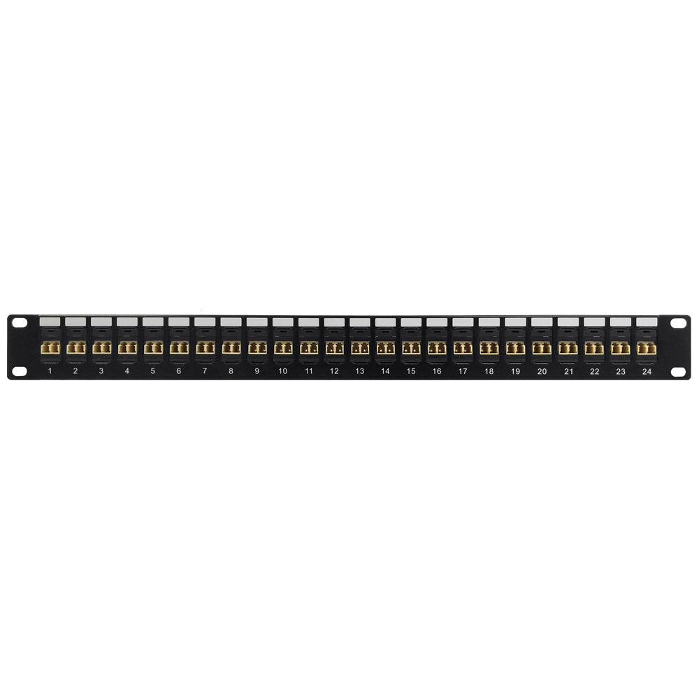 24 Port LC/LC Multimode 62.5u Duplex Patch Panel - 19" Rackmount 1U – Generic