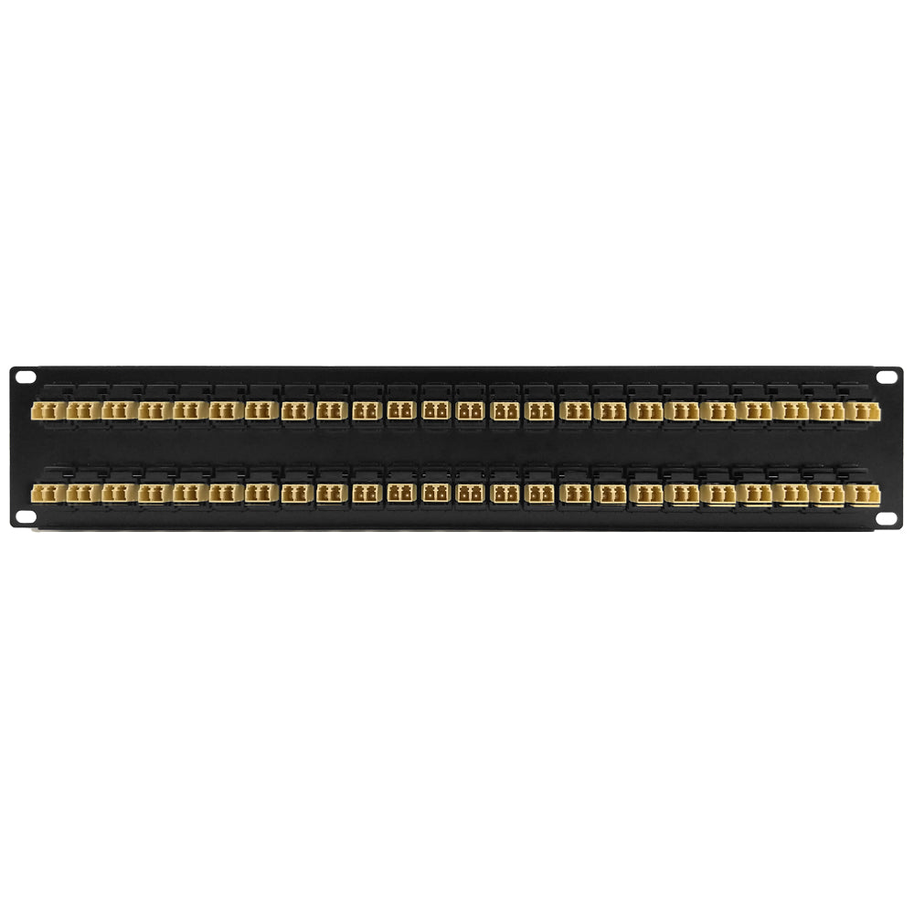 48 Port LC/LC Multimode 62.5u Duplex Patch Panel - 19" Rackmount 2U – Generic – Fiber Optic Patch Panels (photo 2)