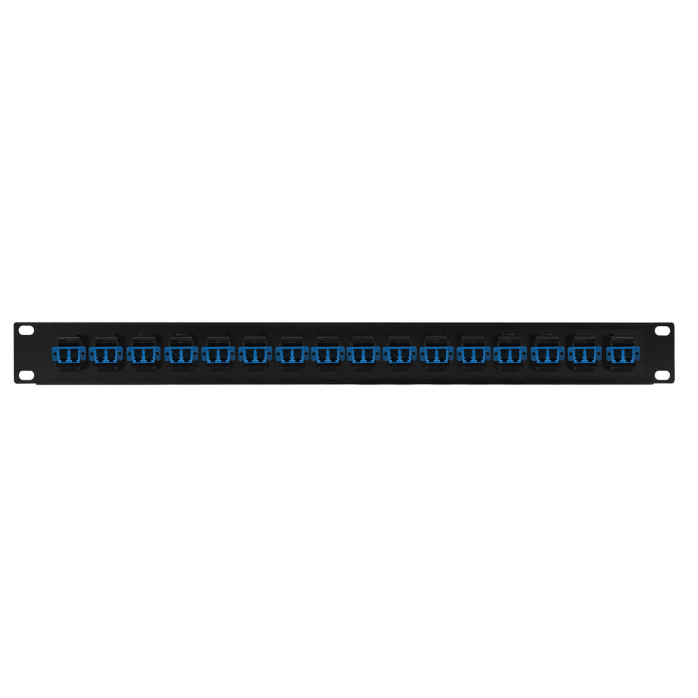 16 Port LC/LC Singlemode 9u Duplex Patch Panel - 19" Rackmount 1U – Generic – Fiber Optic Patch Panels (photo 2)