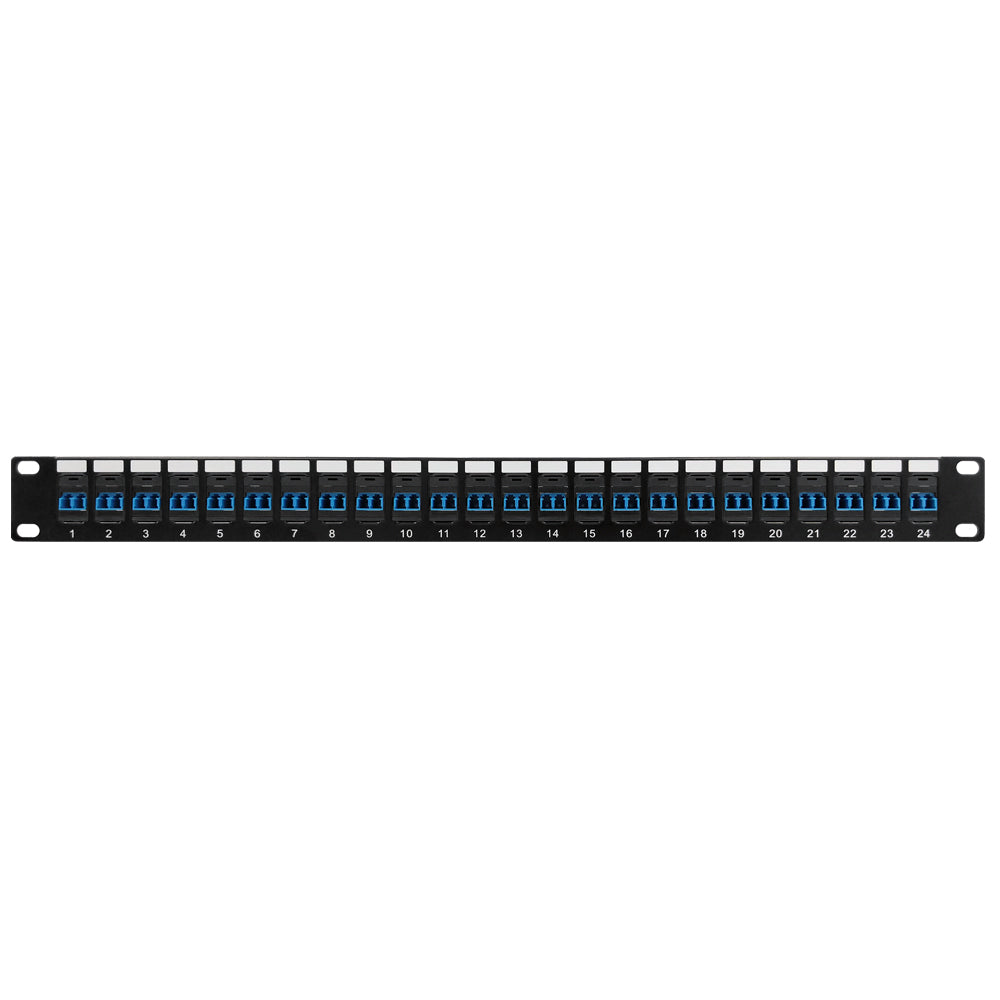 24 Port LC/LC Singlemode 9u Duplex Patch Panel - 19" Rackmount 1U – Generic – Fiber Optic Patch Panels