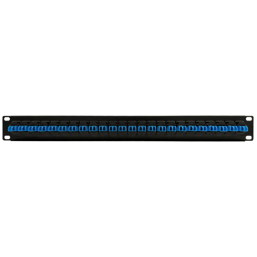 24 Port LC/LC Singlemode 9u Duplex Patch Panel - 19" Rackmount 1U – Generic – Fiber Optic Patch Panels (photo 2)