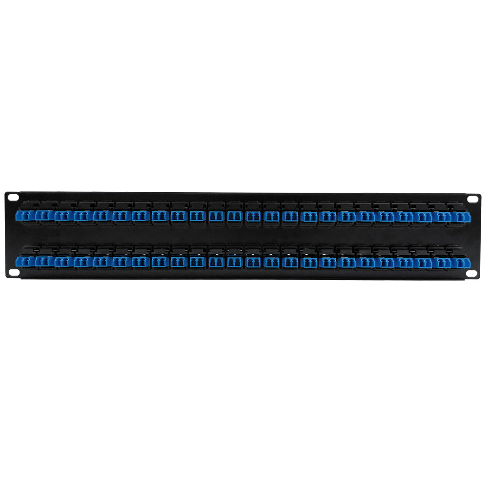 48 Port LC/LC Singlemode 9u Duplex Patch Panel - 19" Rackmount 2U – Generic – Fiber Optic Patch Panels (photo 2)