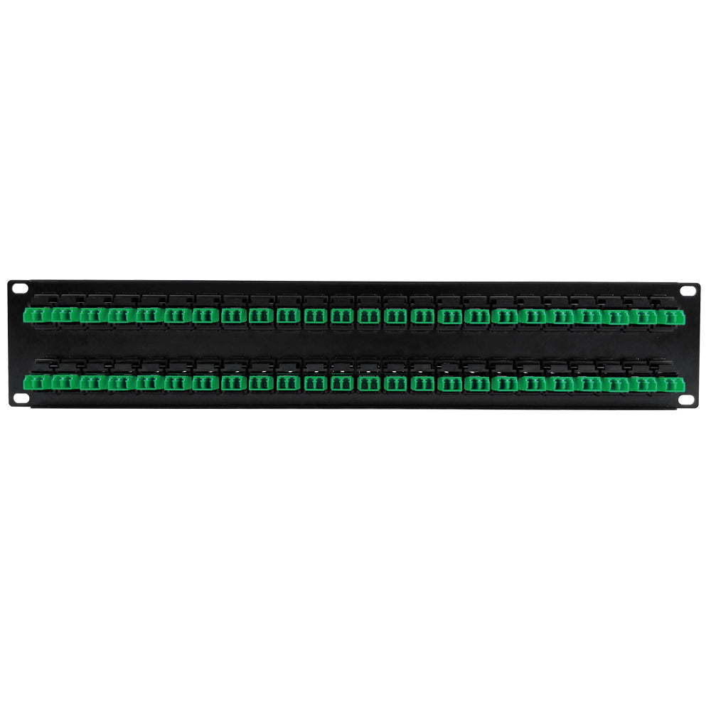 48 Port LC/LC APC Singlemode 9u Duplex Patch Panel - 19" Rackmount 2U – Generic – Fiber Optic Patch Panels (photo 2)