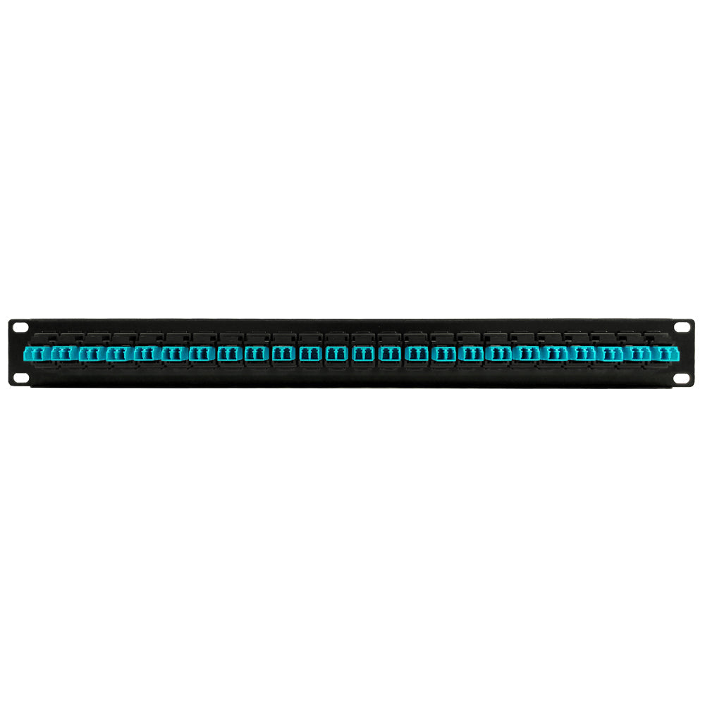 24 Port LC/LC Multimode 50u OM3/4 Duplex Patch Panel - 19" Rackmount 1U – Generic – Fiber Optic Patch Panels (photo 2)