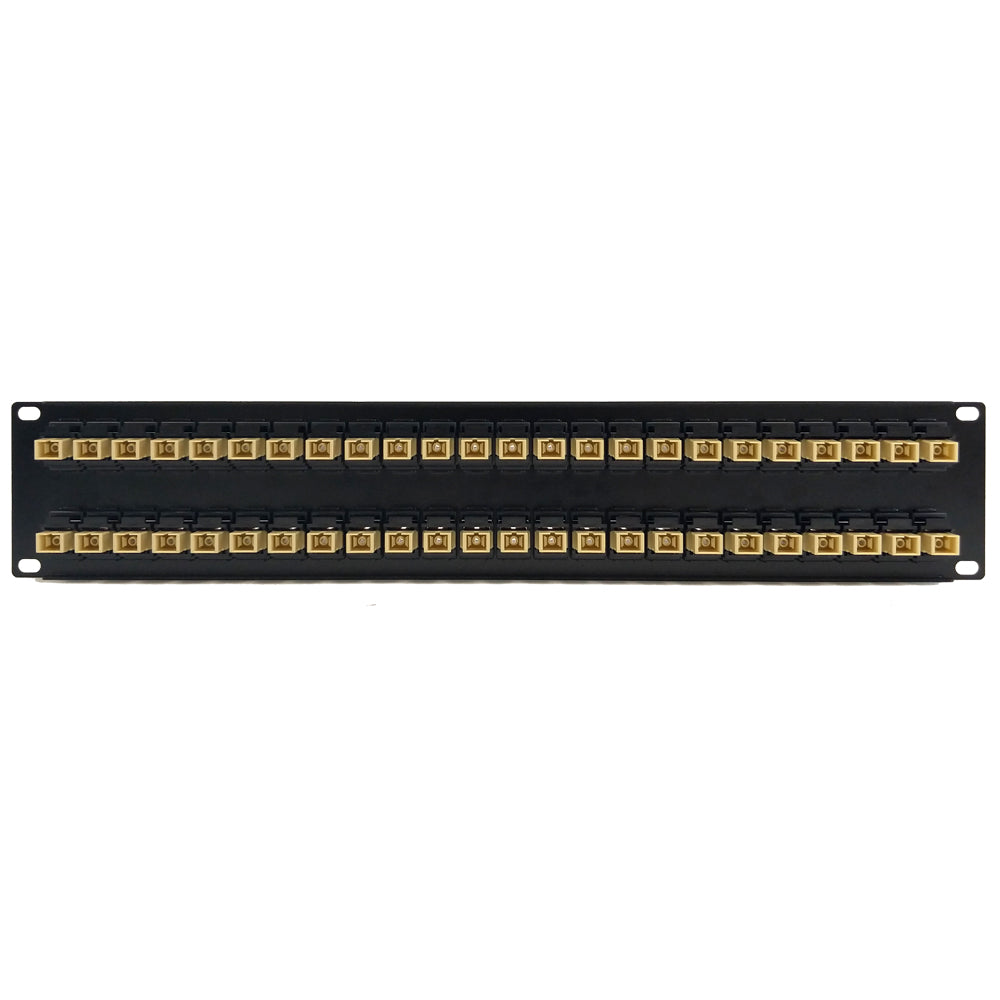 48 Port SC/SC Multimode 62.5u Simplex Patch Panel - 19" Rackmount 2U – Generic – Fiber Optic Patch Panels (photo 2)