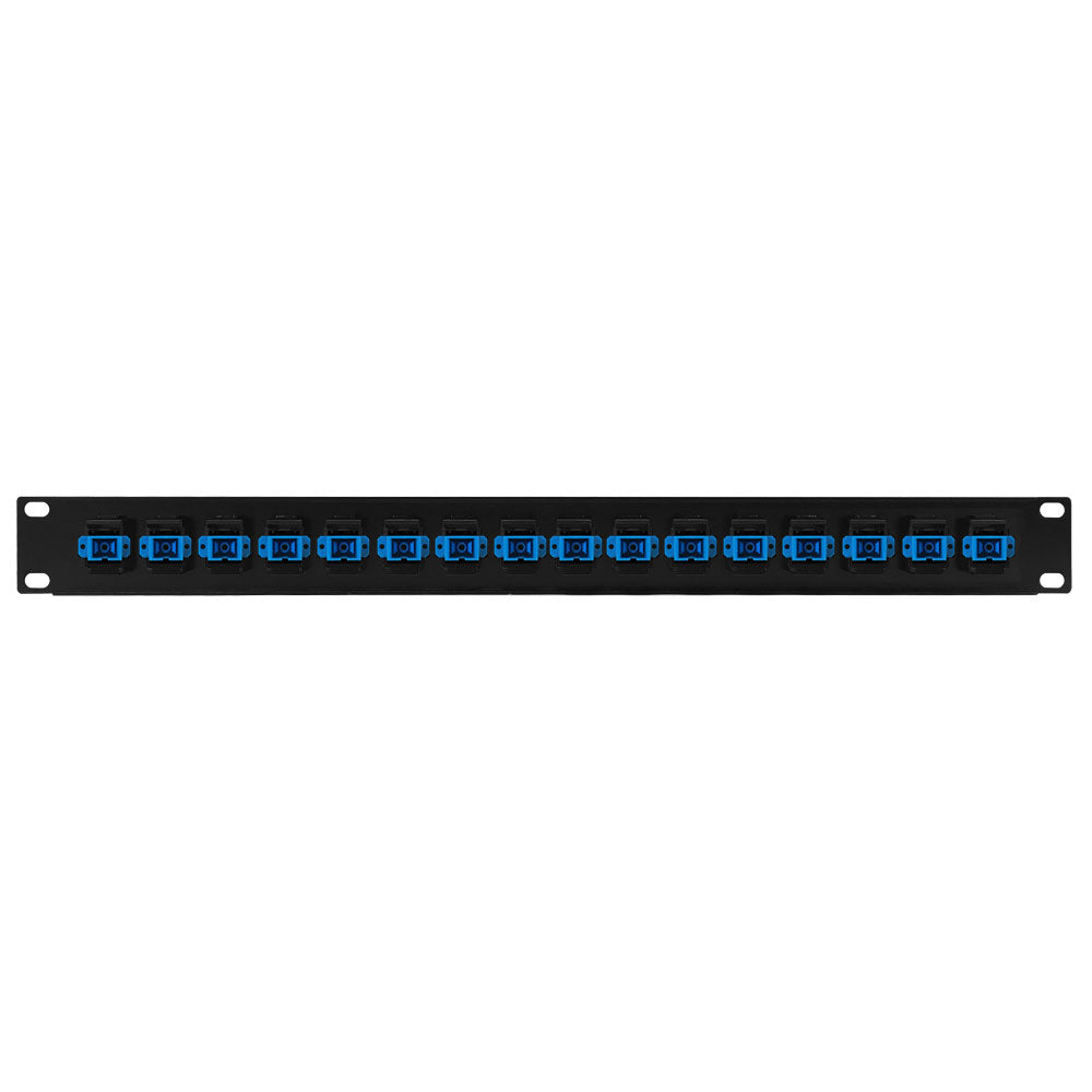 16 Port SC/SC Singlemode 9u Simplex Patch Panel - 19" Rackmount 1U – Generic – Fiber Optic Patch Panels (photo 2)