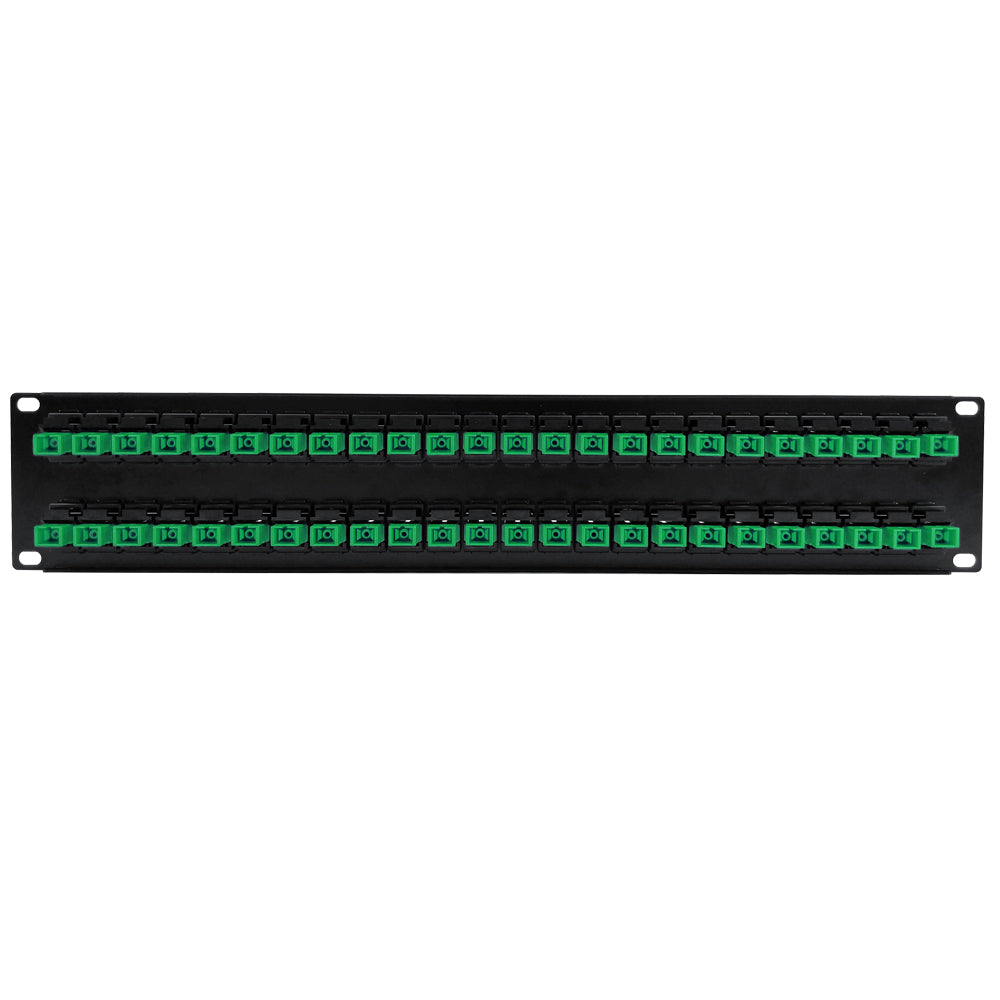 48 Port SC/SC APC Singlemode 9u Simplex Patch Panel - 19" Rackmount 2U – Generic – Fiber Optic Patch Panels (photo 2)