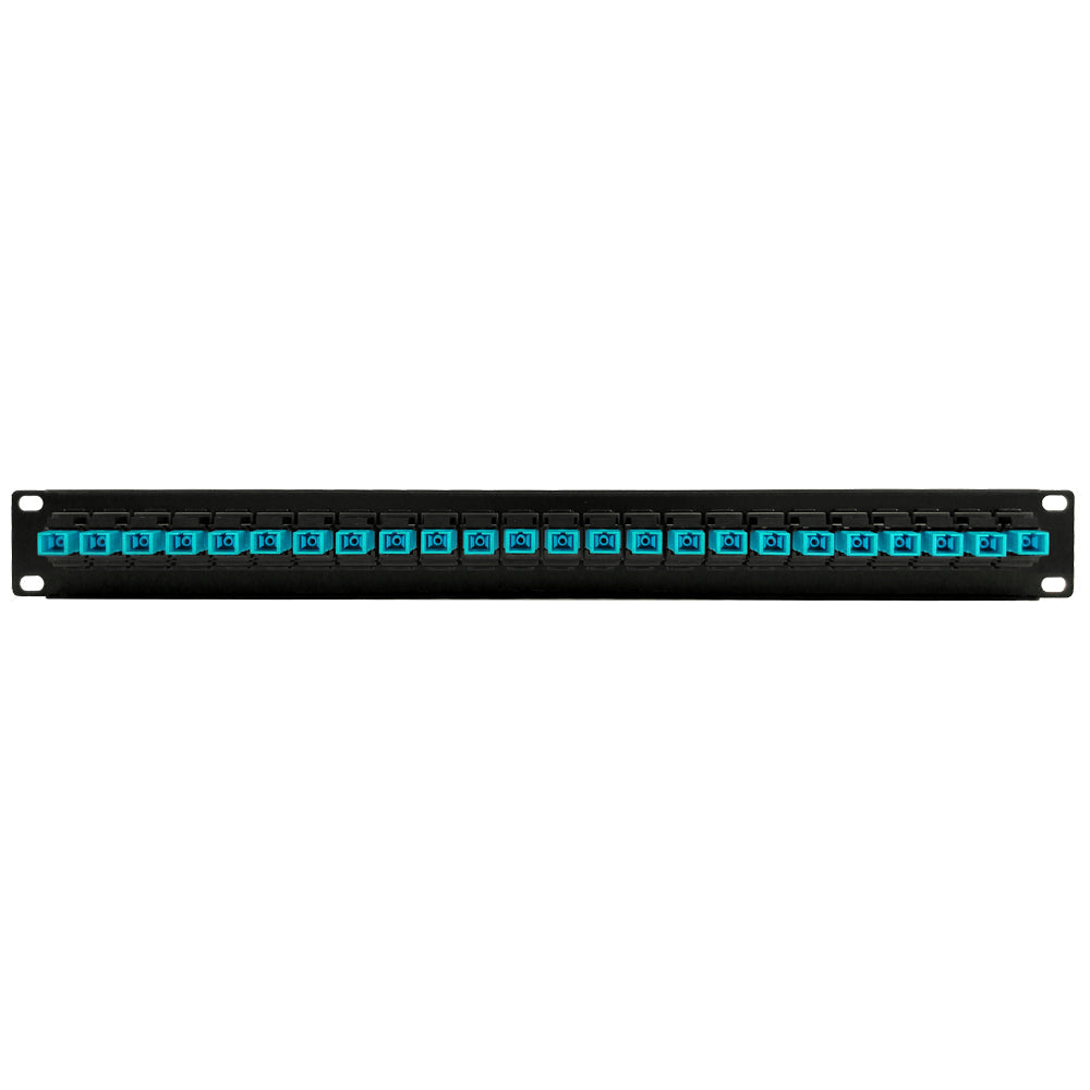 24 Port SC/SC Multimode 50u OM3/4 Simplex Patch Panel - 19" Rackmount 1U – Generic – Fiber Optic Patch Panels (photo 2)