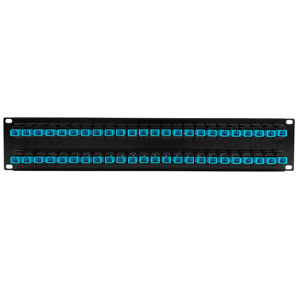 48 Port SC/SC Multimode 50u OM3/4 Simplex Patch Panel - 19" Rackmount 2U – Generic – Fiber Optic Patch Panels (photo 2)