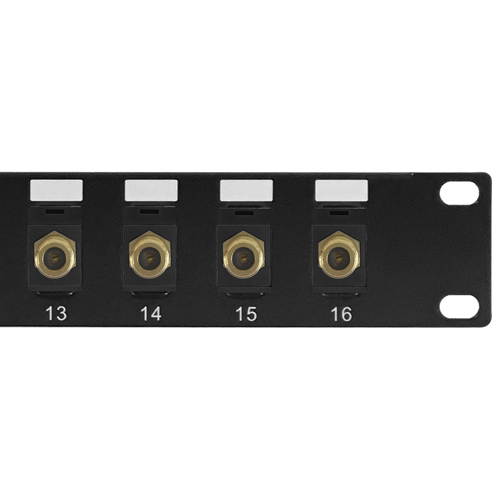 16-port F-Type Patch Panel, 19 inch Rackmount 1U – Generic – Audio/Video Patch Panels (photo 2)
