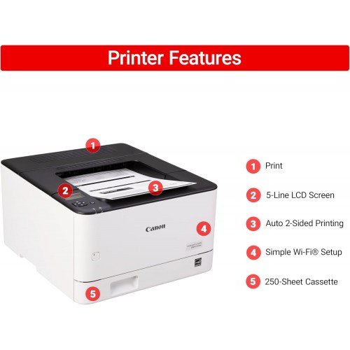 Canon imageCLASS LBP172dw Monochrome Laser Printer, New (photo 2)