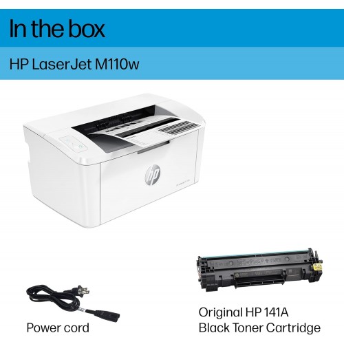 HP LaserJet M110w Wireless Black & White Printer (photo 3)