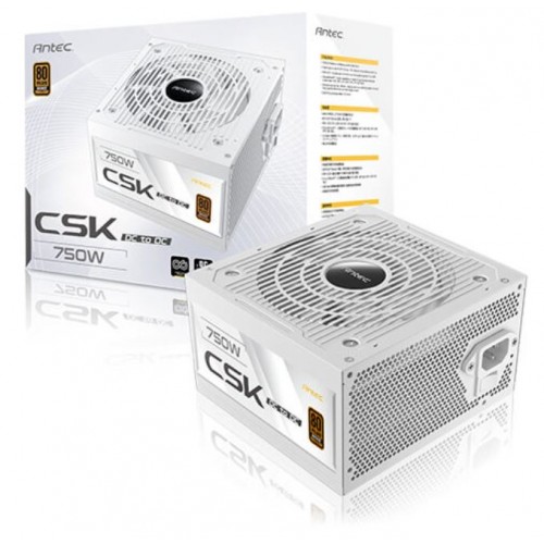 Antec 750W 80+Bronze PCIE5.1 Non-Modular ATX3.1 Power Supply - White
