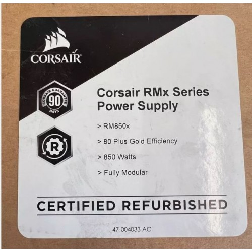 Corsair 850w RM850x 80+Gold Fully-Modular ATX PSU, Refurbished 90-days Warranty – Refurbished – Power Supply (photo 3)