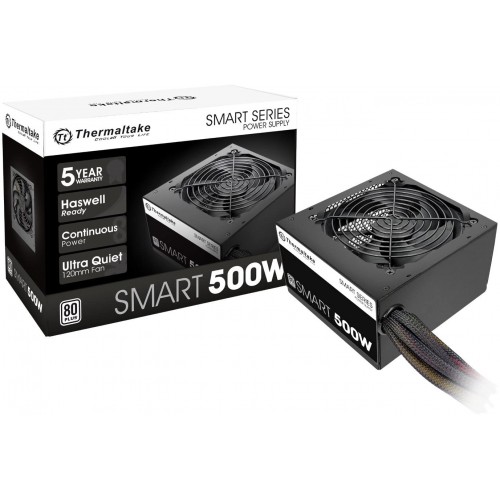 Thermaltake 500W 80+White Smart Non-Modular ATX Power Supply