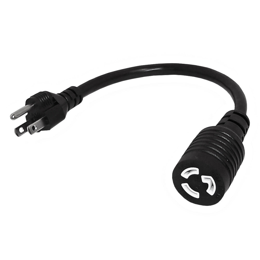 1ft NEMA 5-15P to NEMA L5-15R Power Cable - 14AWG - SJT Jacket – Generic