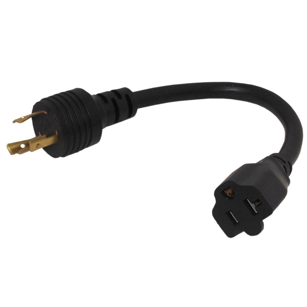 1ft NEMA L5-20P to NEMA 5-20R Power Cable - 12AWG - SJT Jacket – Generic