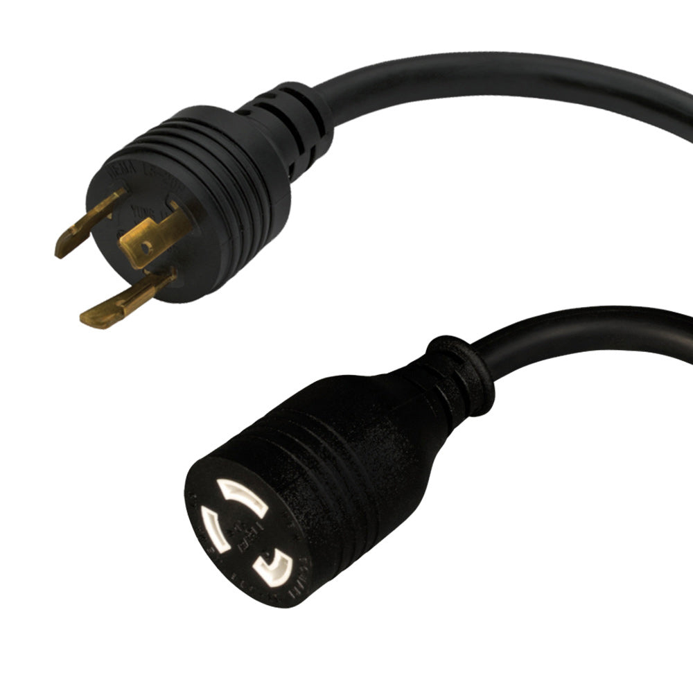 NEMA L5-20P to NEMA L5-20R Power Cable - 12AWG - SJT Jacket – Generic