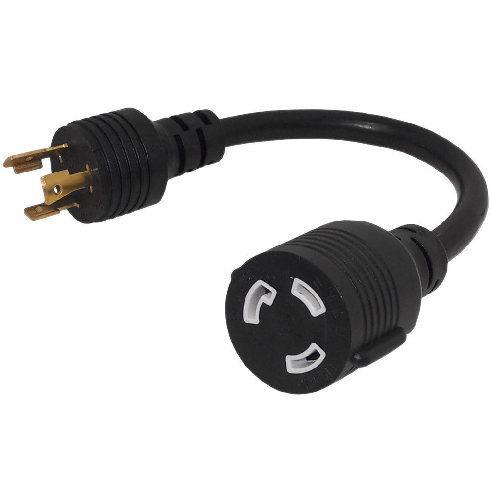 1ft NEMA L5-20P to NEMA L5-30R Power Cable - 12AWG - SJT Jacket – Generic