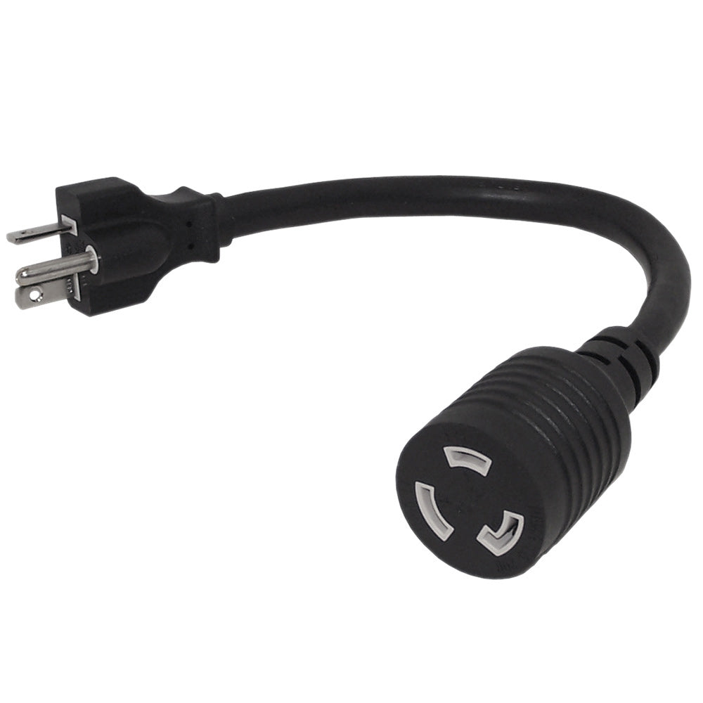 1ft NEMA 6-20P to NEMA L6-20R Power Cable - 12AWG - SJT Jacket (20A 250V) – Generic