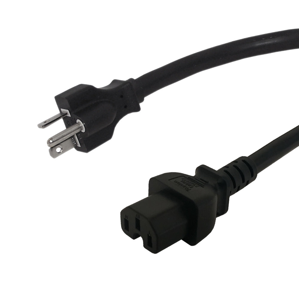 NEMA 6-20P to IEC C15 Power Cable - 14AWG - SJT Jacket – Generic