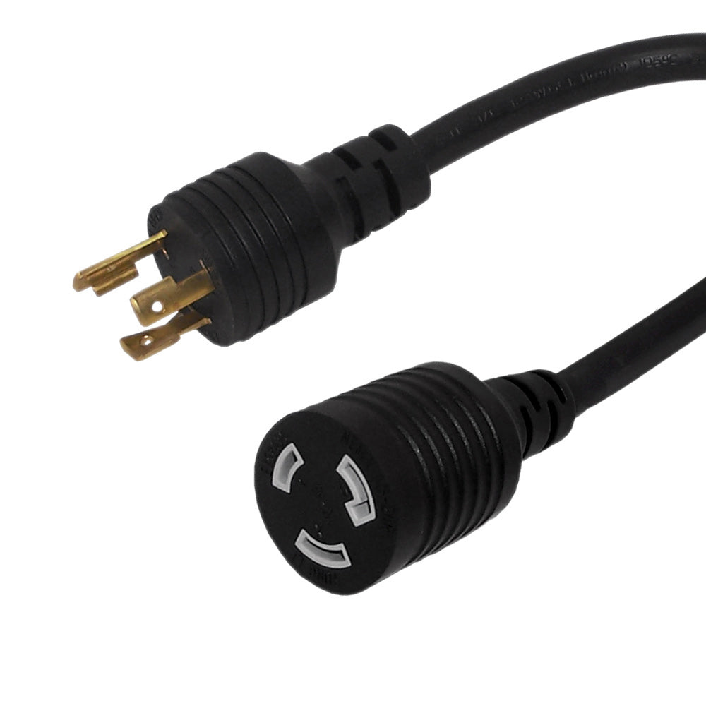 NEMA L6-20P to NEMA L6-20R Power Cable - 12AWG - SJT Jacket – Generic – AC Power Cords