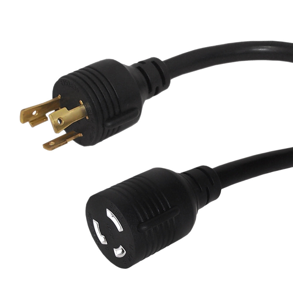 15ft NEMA L5-30P to NEMA L5-30R Power Cable - 10AWG - SJT Jacket – Generic – AC Power Cords