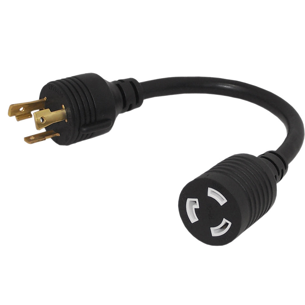 1ft NEMA L5-30P to NEMA L5-20R Power Cable - 12AWG - SJT Jacket – Generic
