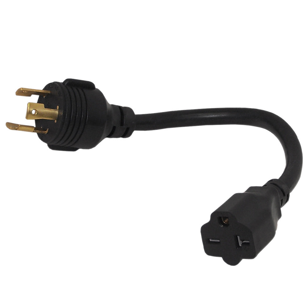 1ft NEMA L6-30P to NEMA 6-20R Power Cable - 12AWG - SJT Jacket – Generic