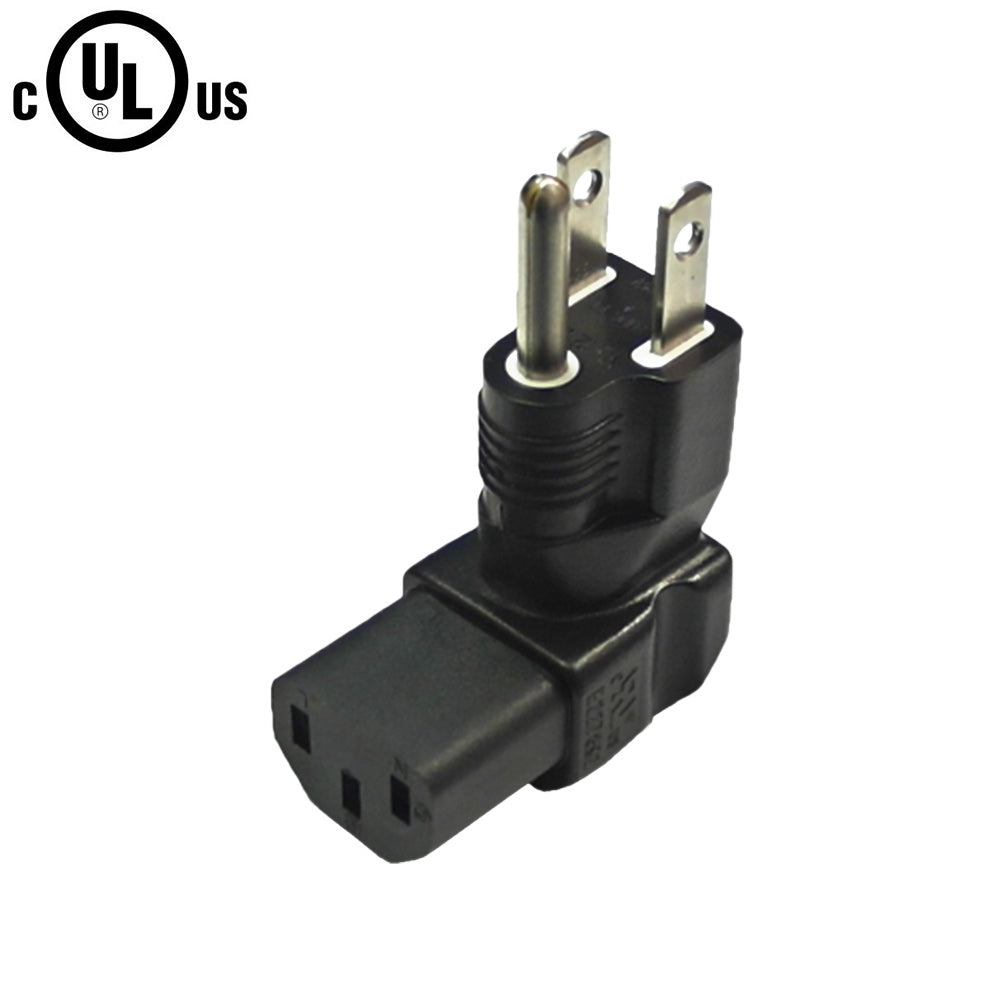 5-15P to C13 Right Angle Power Adapter – Generic