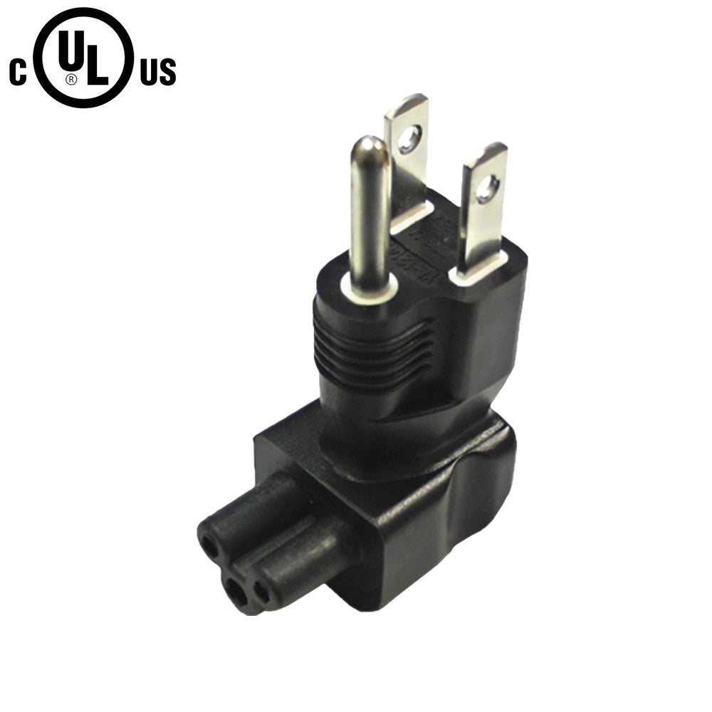 5-15P to C5 Right Angle Power Adapter – Generic