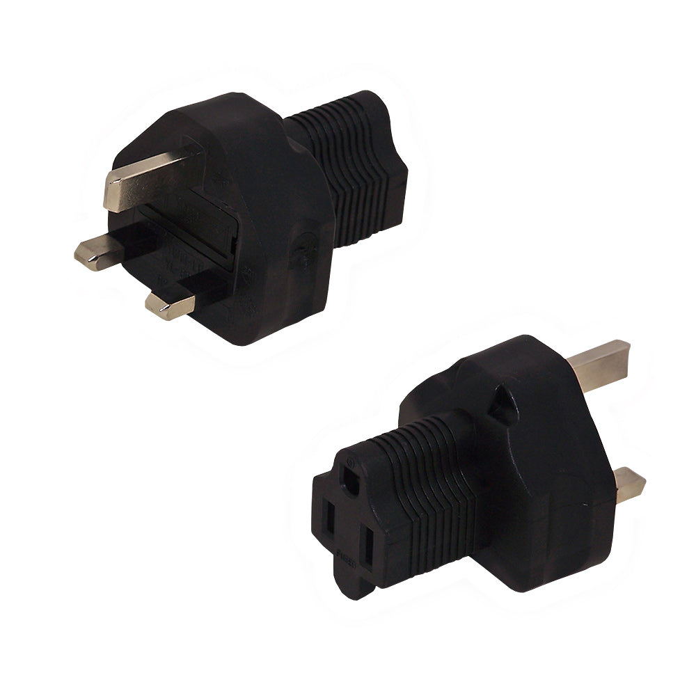 BS1363 (UK) Male to 5-15R Power Adapter – Generic