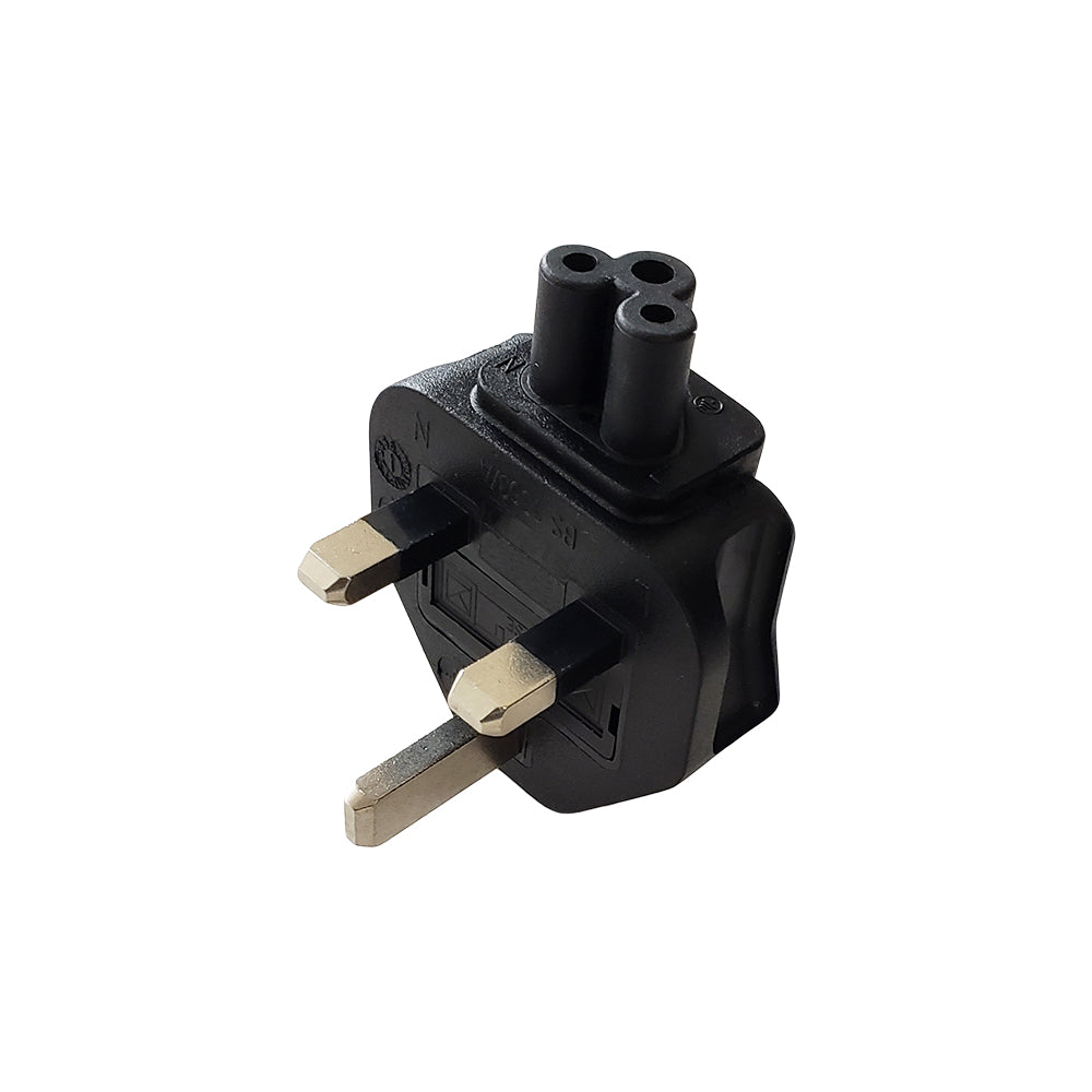BS1363 (UK) to C5 Power Adapter Down Angle – Generic – Power Adapters & Couplers