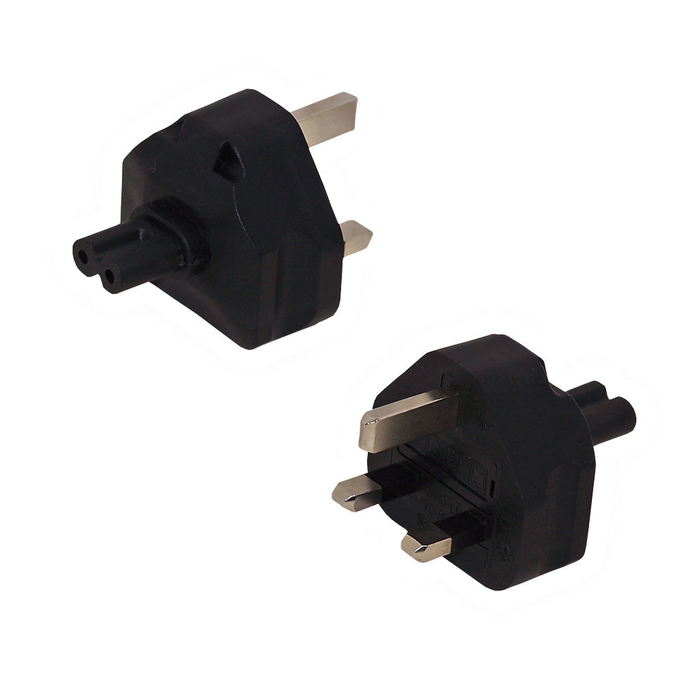 BS1363 (UK) Male to C7 Power Adapter – Generic