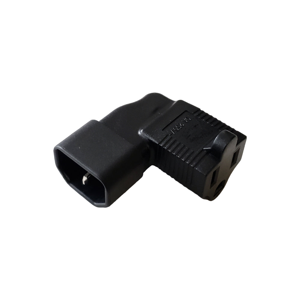 C14 to 5-15R Right Angle Power Adapter – Generic