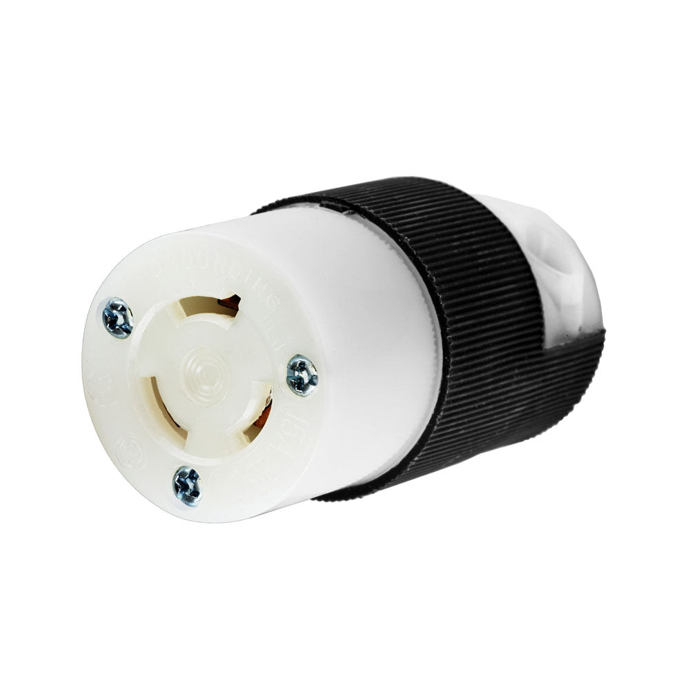 L6-15R Hubbell Power Cord Connector - Screw on - (HBL4579C) – Generic – Power Connectors