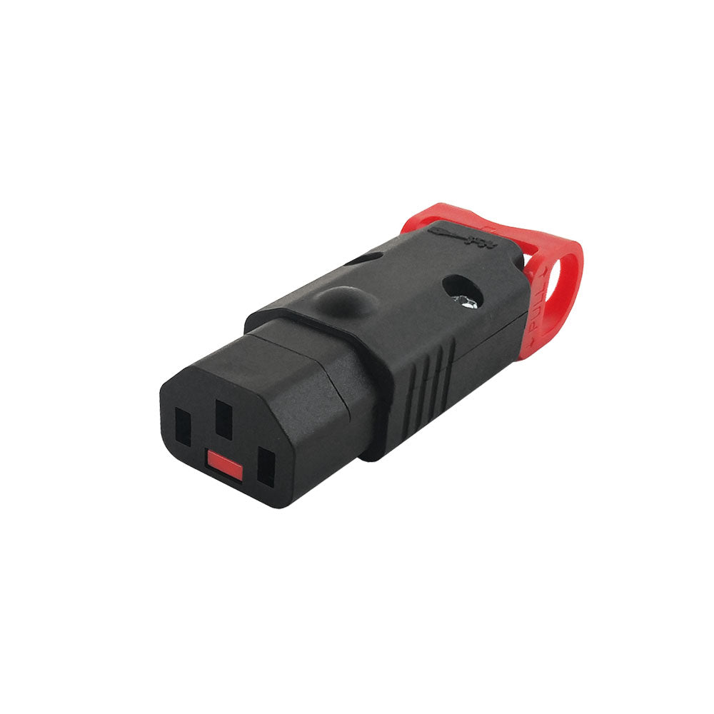 C13 Locking Power Cord Connector - Screw On (IEC-Lock Part #: PA130100BK) – Generic