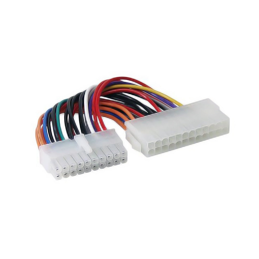 6 inch ATX 20 pin Receptacle to ATX 24 pin Plug Internal PC Power Cable – Generic